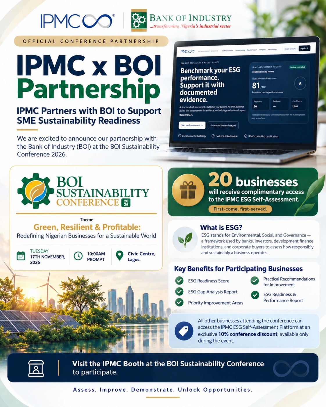 Flyer for a featured IPMC Data Intelligence event